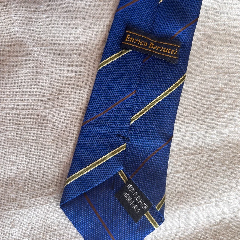 Blue tie for a small boy